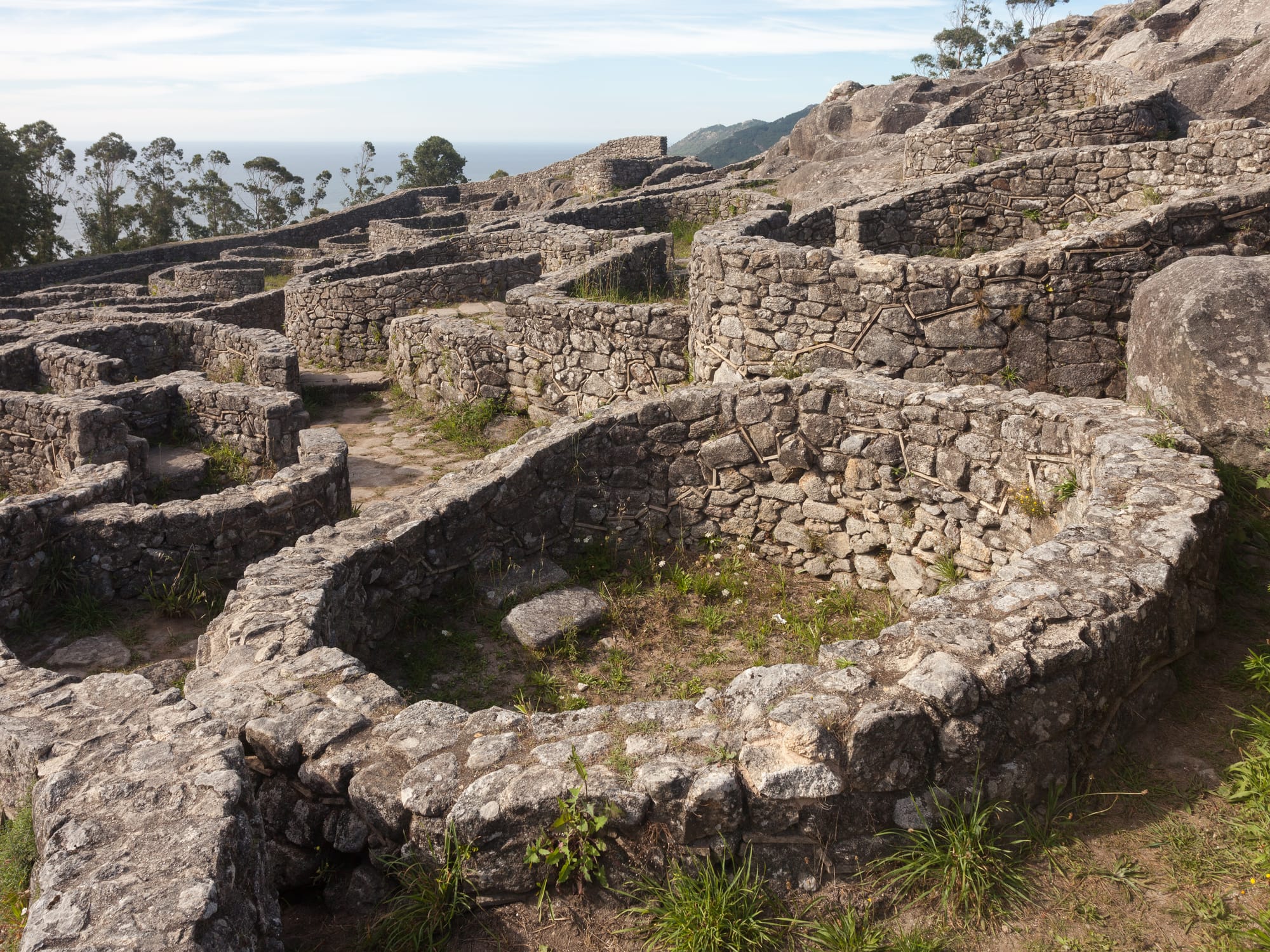 Santa Trega, the better-known hillfort a few kilometres from Pico da Bandeira.