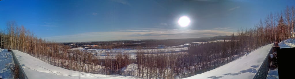 This is the valley in which Fairbanks and the surrounding area lies.