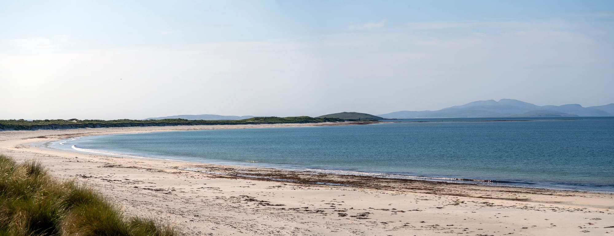 a landscape view of South Uist in the Outer Hebrides, Scotland
