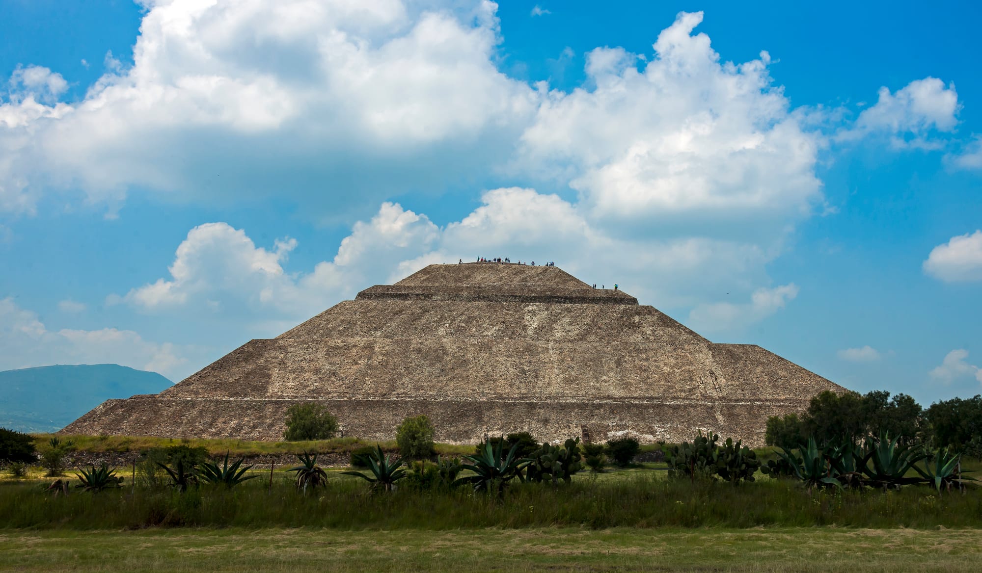 The archaeological site of Teotihuacán in central Mexico