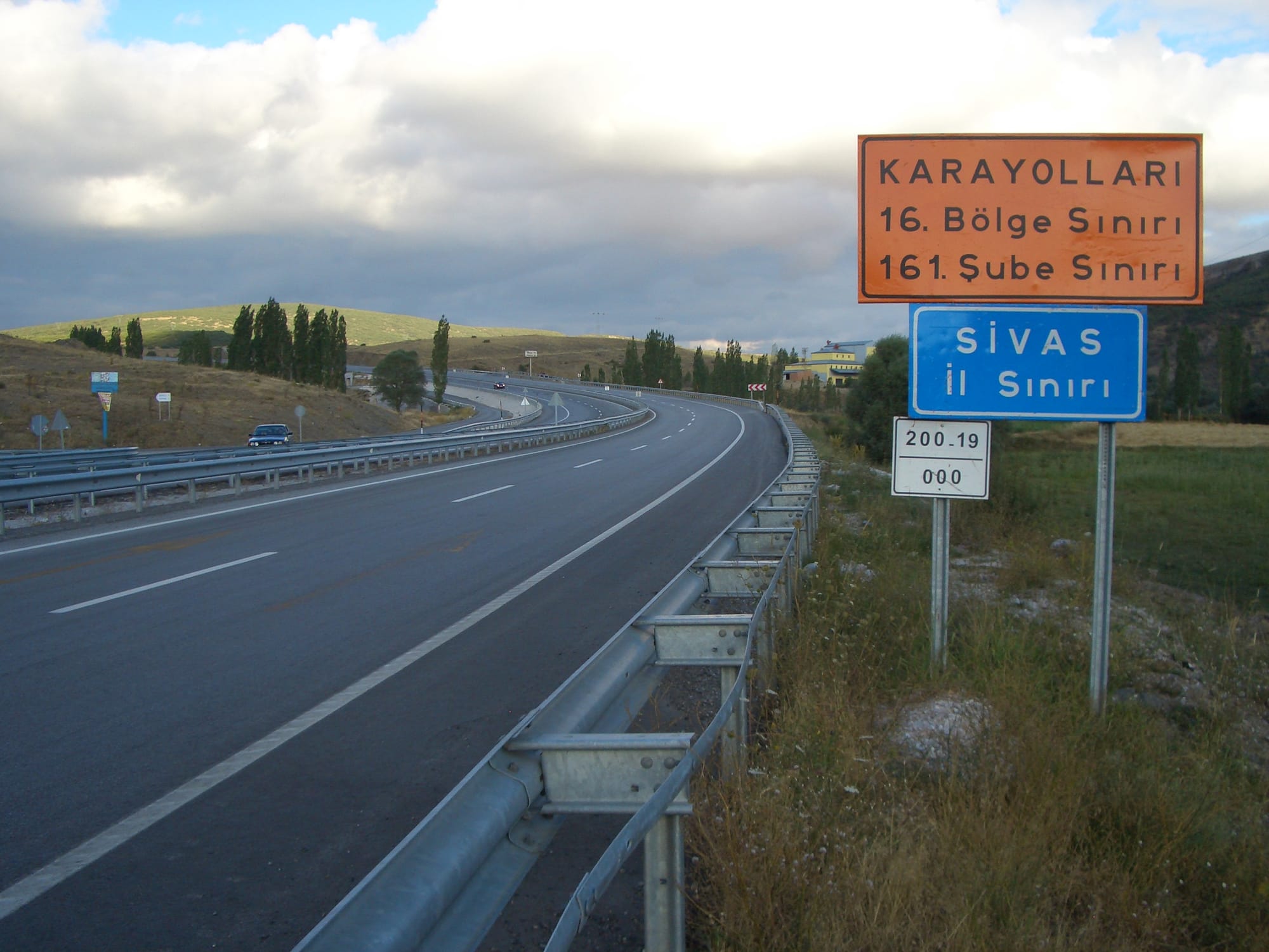 Sivas–Yozgat provincial border (Turkey)